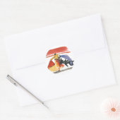 Sticker Rond torro & torrero (Enveloppe)