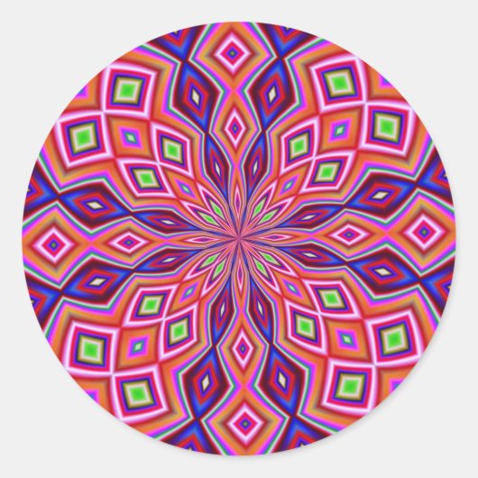 Sticker Rond Torsion de l'ADN (Devant)