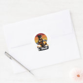 Sticker Rond Tortoiseshell (Enveloppe)