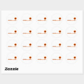 Sticker Rond Tortola (Feuille)
