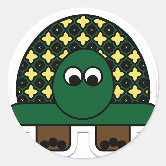Sticker Rond tortue (Devant)