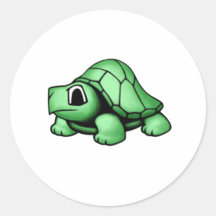 Sticker Rond Tortue