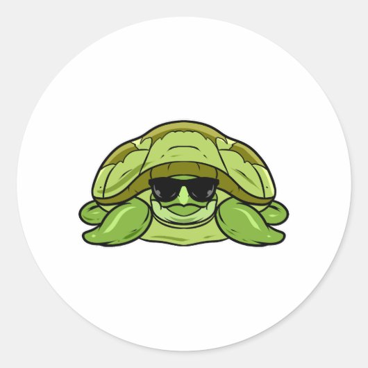 Sticker Rond tortue (Devant)