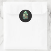 Sticker Rond Tortue (Sac)