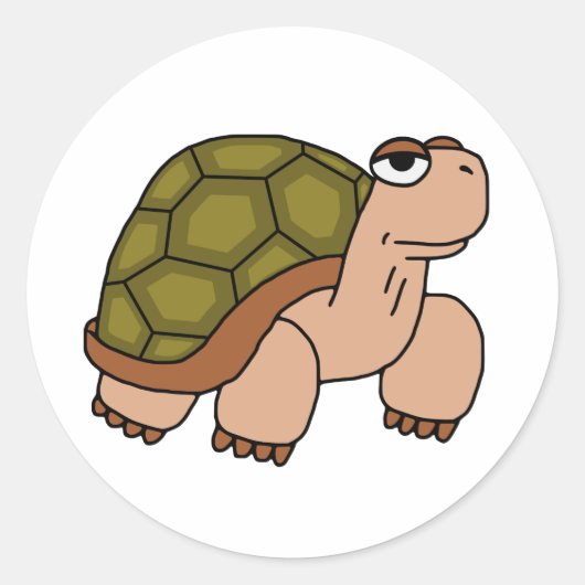 Sticker Rond Tortue (Devant)