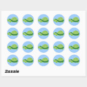 Sticker Rond tortue (Feuille)