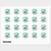 Sticker Rond tortue (Feuille)