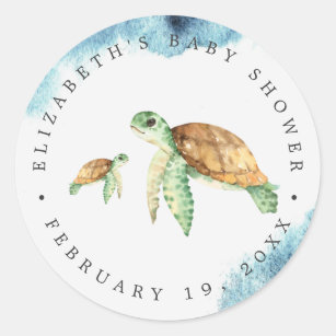 Autocollants Stickers Anniversaire Tortue Zazzle Be