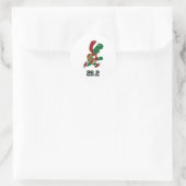 Sticker Rond Tortue de Noël 26,2 (Sac)