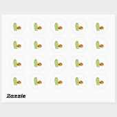 Sticker Rond Tortue sans Shell Shy.PNG (Feuille)