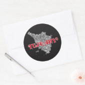 Sticker Rond Toscane (Enveloppe)