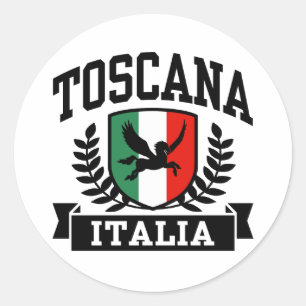 Sticker Rond Toscane