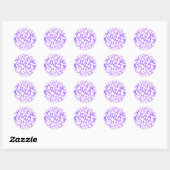 Sticker Rond Toss papillon (Lavande) (Feuille)