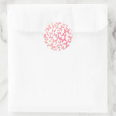 Sticker Rond Toss papillon (Pêche) (Sac)