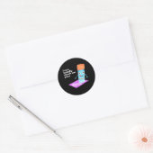 Sticker Rond Totally Stuck On You Bold Romantic Style  (Enveloppe)
