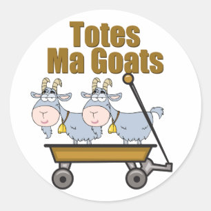 Sticker Rond Totes Ma Goats