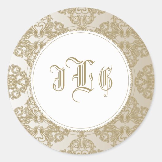 Sticker Rond Touche d'or (Devant)