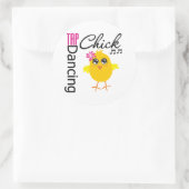 Sticker Rond Toucher Dancing Chick (Sac)