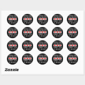 Sticker Rond Toucher le pot (Feuille)