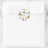 Sticker Rond Touches (Sac)