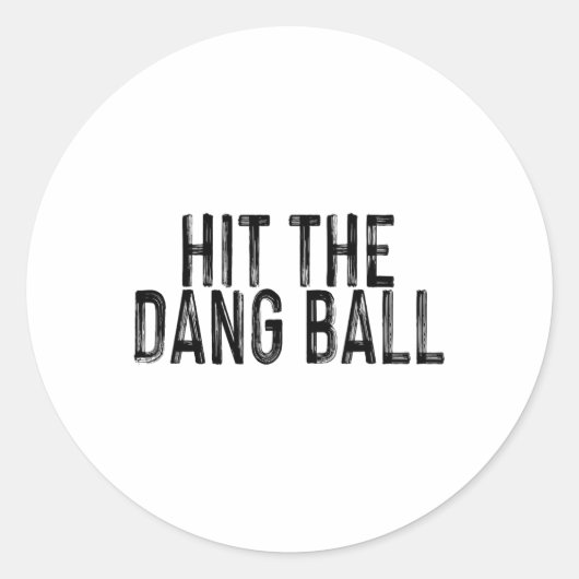 Sticker Rond Touchez Le Dang Byll (Devant)