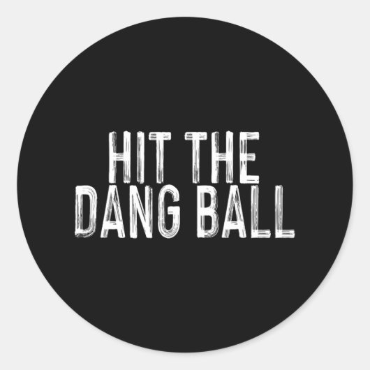 Sticker Rond Touchez Le Dang Ll1 (Devant)