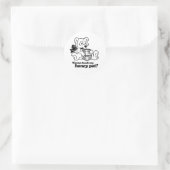 Sticker Rond TOUCHEZ MON POT DE MIEL -.png (Sac)