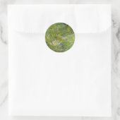 Sticker Rond Touffes d'Herbe par Vincent van Gogh (Sac)