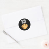 Sticker Rond Tough Cookie Funny Cookie Pun Dark BG (Enveloppe)