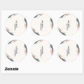 Sticker Rond Toujours et pour l'Éternité Mariage (Feuille)