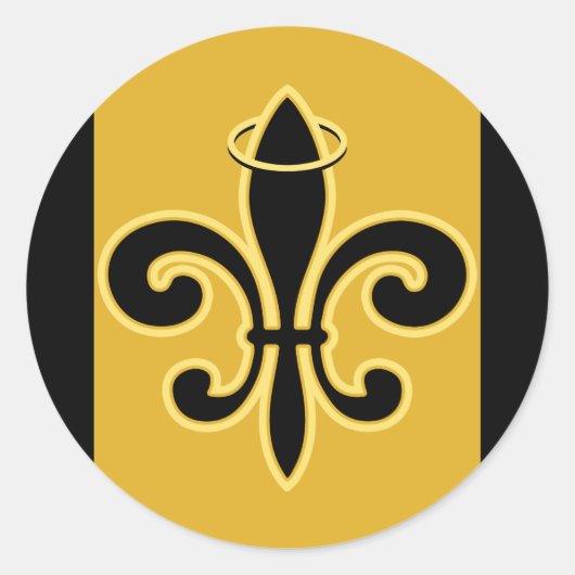 Sticker Rond Toujours un SAINT (Devant)