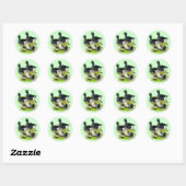 Sticker Rond Toulouse Goose (Feuille)