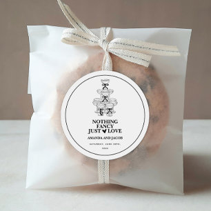 Sticker Rond Tour de champagne Rien de fantaisiste, juste l'amo