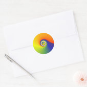 Sticker Rond tour de couleur (Enveloppe)