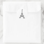 Sticker Rond Tour Eiffel (Sac)