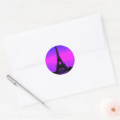 Sticker Rond Tour Eiffel (Enveloppe)