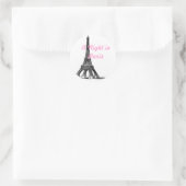 Sticker Rond Tour Eiffel Paris (Sac)