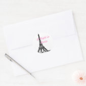 Sticker Rond Tour Eiffel Paris (Enveloppe)