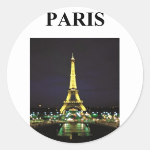 Sticker Rond Tour Eiffel Paris France