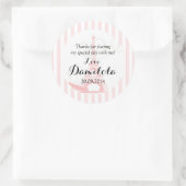 Sticker Rond Tour Eiffel Paris Mariage (Sac)