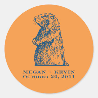 Sticker Rond Tour Megan + Kevin