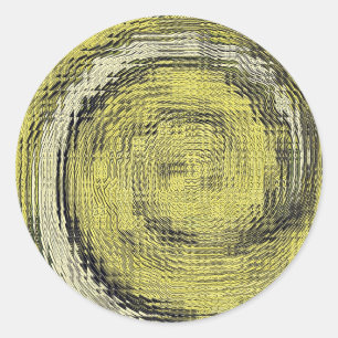 Sticker Rond Tourbillon d'or IV