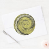 Sticker Rond Tourbillon d'or IV (Enveloppe)