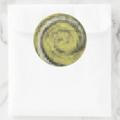 Sticker Rond Tourbillon d'or IV (Sac)