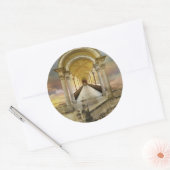 Sticker Rond Tournant dans les cieux (Enveloppe)