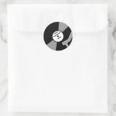 Sticker Rond Tourne-disque (Sac)