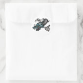 Sticker Rond Tourner du dragon (Sac)