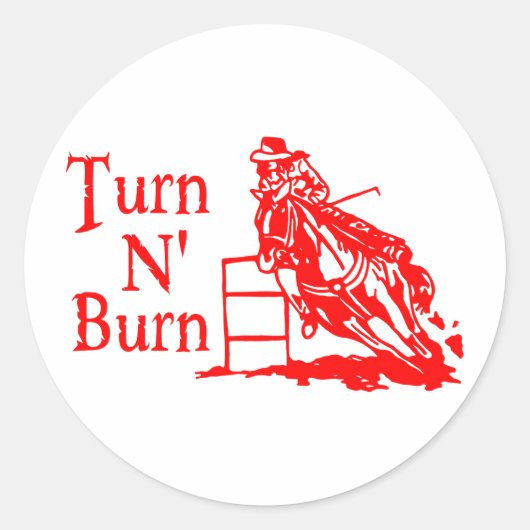 STICKER ROND TOURNER N BRURN (Devant)