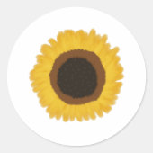 Sticker Rond Tournesol (Devant)