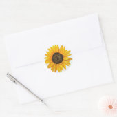 Sticker Rond tournesol  (Enveloppe)